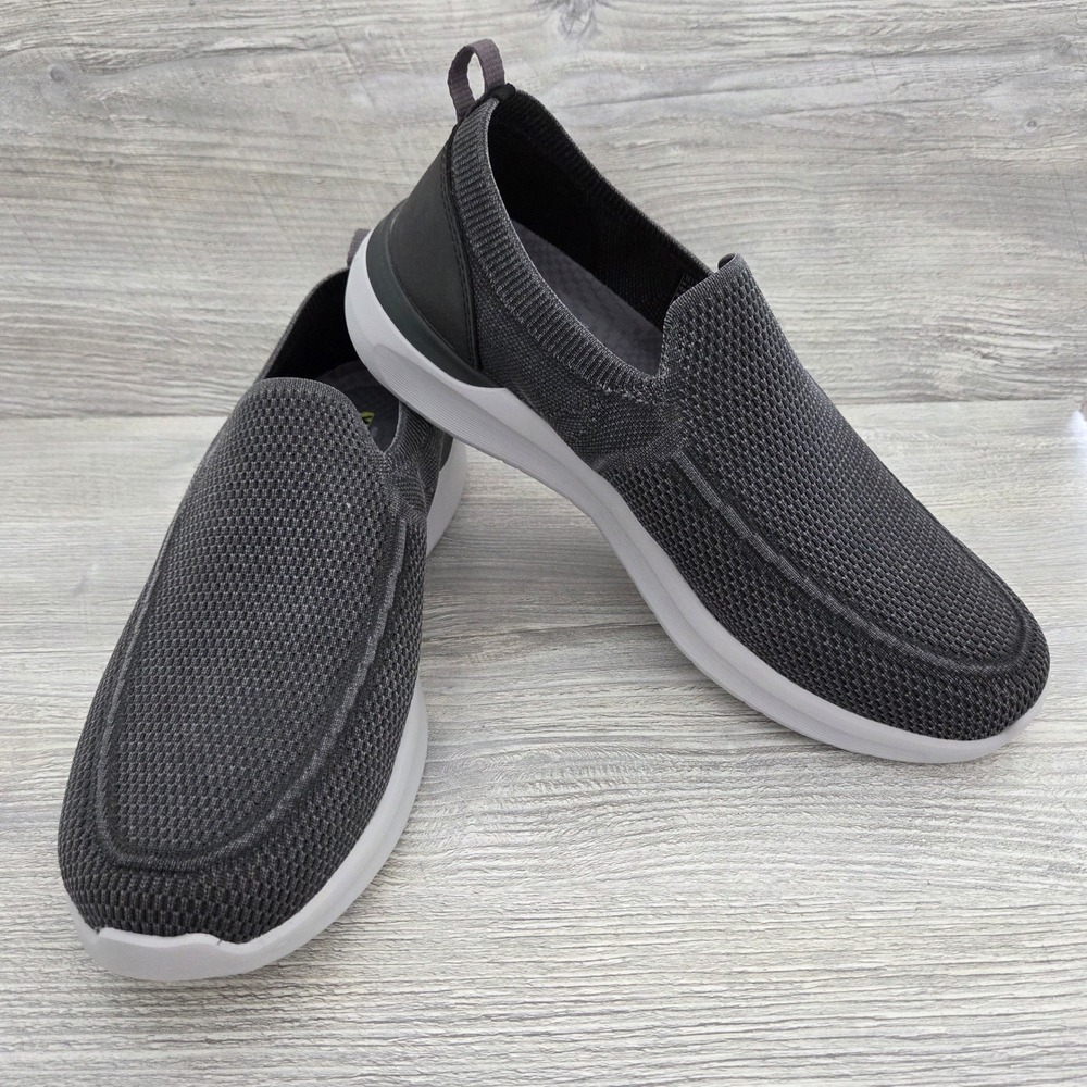 Skechers Go Walk Max Clinched Charcoal Grey Slip On Mens 12 Wide 210275W